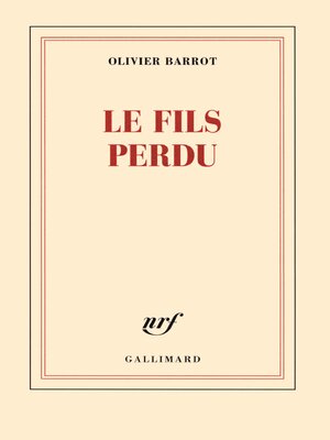 cover image of Le fils perdu